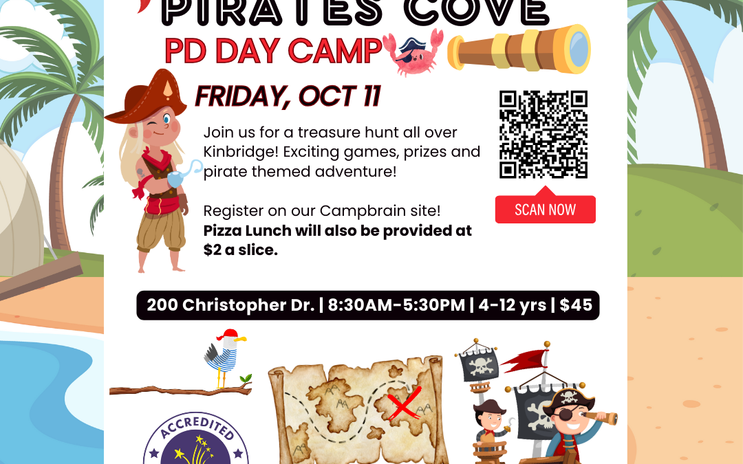 PD Day Camp: Pirate Cove (Age 4-12)